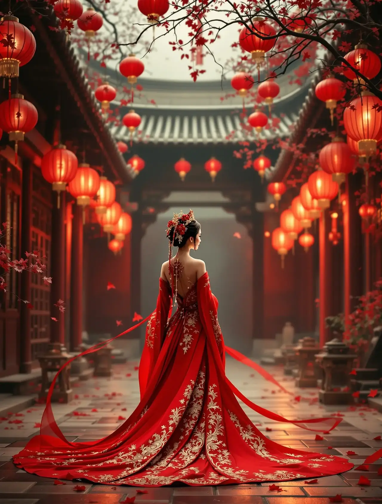 桃花引短剧封面：她嫁的人，早就不在人世